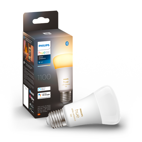 Philips Hue - E27 Warm White Bulb 1100 Lumens