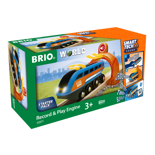 BRIO - Smart Tech Soundäänittävä juna ja tunnelit (33971)