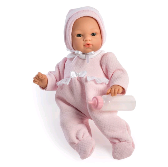 Asi dolls - Koke doll in rose suit, 36 cm