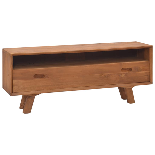 vidaXL TV-taso 110x30x45 cm täysi tiikki