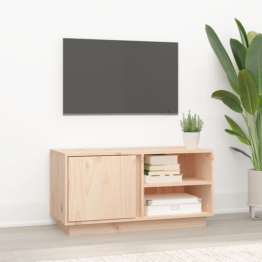 vidaXL TV-taso 80x35x40,5 cm täysi mänty