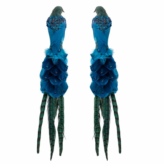 Bloomingville - Payton Decoration Birds L57 cm - Blue (82051953)