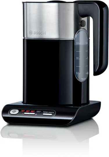 Bosch - Electric Kettle, Cordless 2400W 1.5l ( TWK8613P) - Black