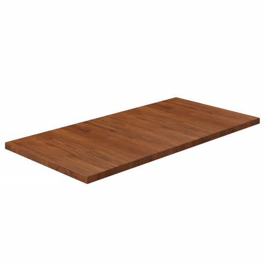 vidaXL Kylpyhuoneen työtaso t.ruskea 100x50x2,5 cm käsitelty täysi puu