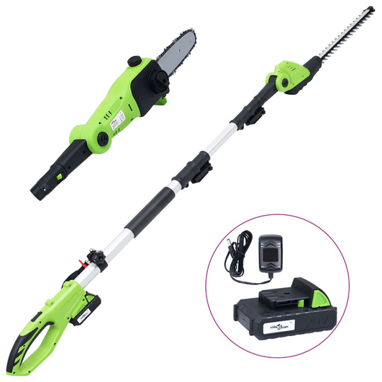 vidaXL 2-in-1 Varsitrimmeri ja -saha akulla 20V 1500 mAh Li-ion
