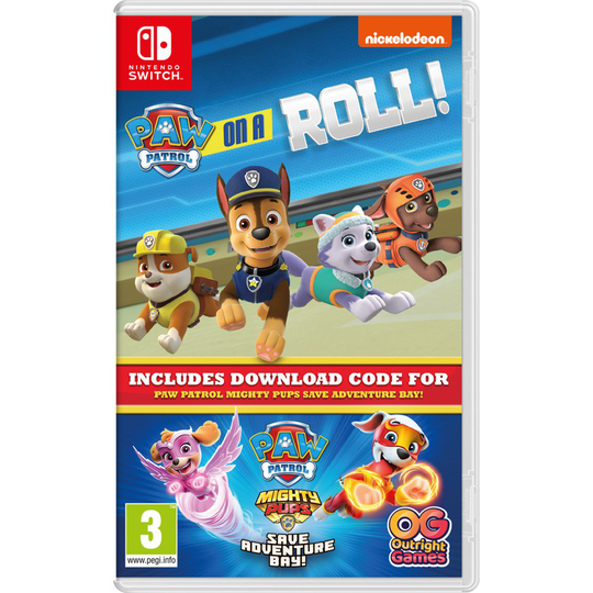 Paw Patrol: On a Roll!&Paw Patrol Mighty Pups: Save Adventure Bay!– 2 GAMES IN 1