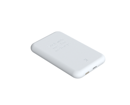 Kreafunk - toCHARGE QI powerbank - Moon Grey (KFKE84)