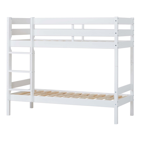 Hoppekids - ECO Comfort bunk bed 70x160 cm, White + ECO Comfort Slats 70 x 160 cm
