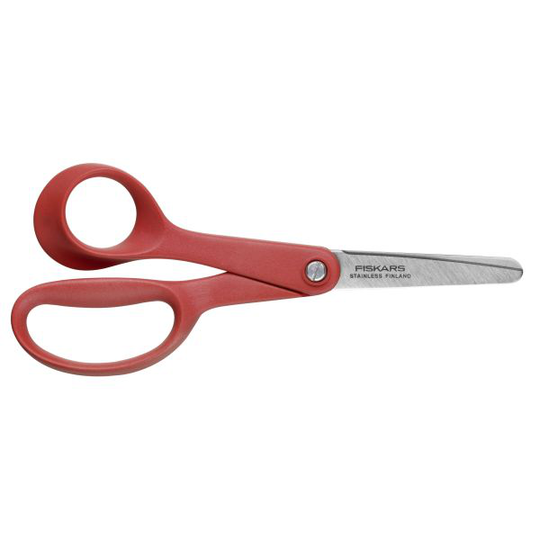 Fiskars First Lastensakset 13 cm vasenkätinen, punainen