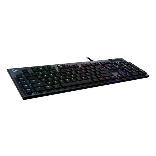 Logitech - G815 LIGHTSYNC RGB Mechanical Gaming Keyboard– GL Tactile - CARBON - PAN - NORDIC