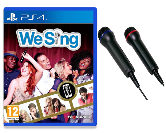 We Sing + DON ONE - GMIC200 DUAL Universal Duets Twin USB Microphone Pack (PS4/PS3/Xbox One/Xbox 360/PC/DVD)