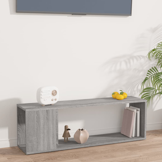 vidaXL TV-taso harmaa Sonoma 100x24x32 cm tekninen puu