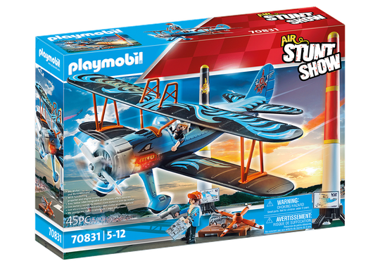 Playmobil - Air Stunt Show Phoenix Biplane (70831)