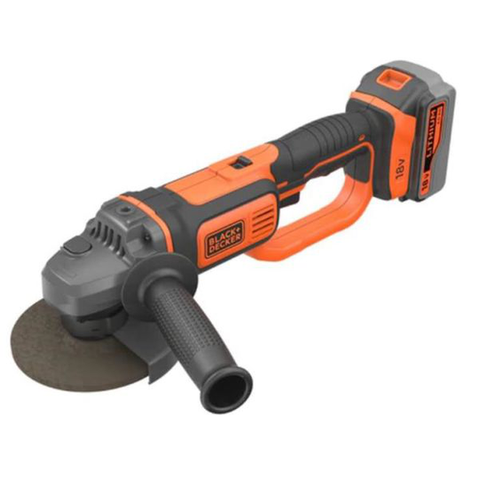 Black & Decker BCG720M1-QW Kulmahiomakone Ø 125 mm, sis. akun ja laturin
