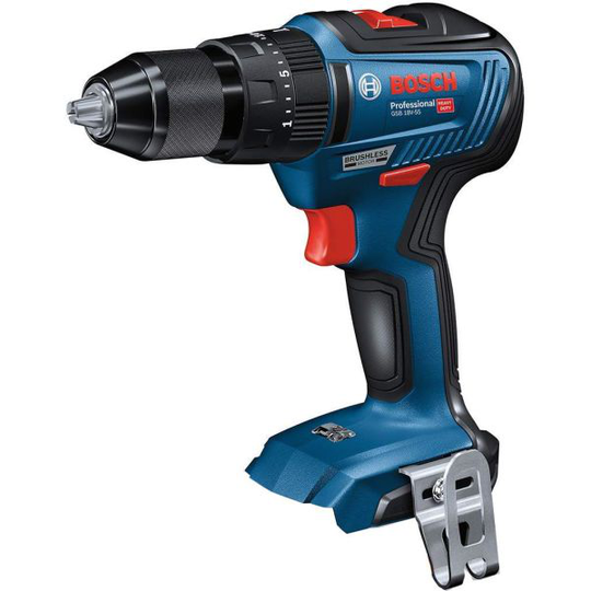 Bosch GSB 18V-55 Iskuporakone ilman akkua ja laturia