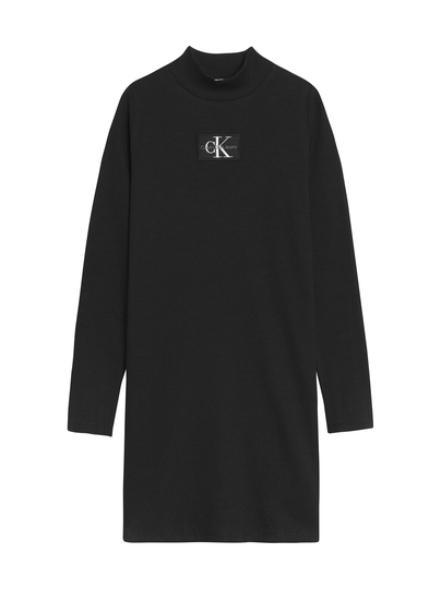 Monogram badge mockneck -neulemekko