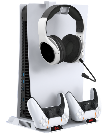 PIRANHA PS5 Cooling Fan Stand With DUAL Controlle Cha