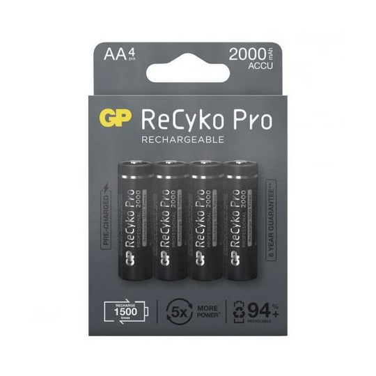 GP Batteries ReCyko Pro AA 2100 Akku ladattava, AA, 4 kpl