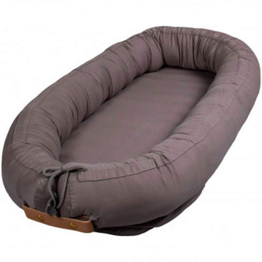 Filibabba - Premium kapok baby nest, Grey (FI-K010)