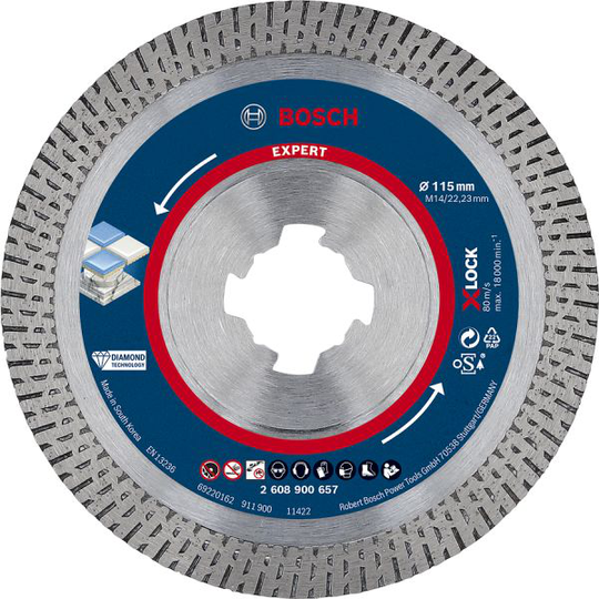 Bosch Expert Hardceramic Timanttikatkaisulaikka X-LOCK, Ø 115 mm