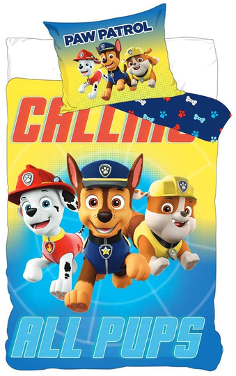 Bed Linen - Adult Size 140 x 200 cm - Paw Patrol (1000124)