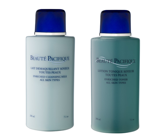 Beauté Pacifique - Cleansing milk for all skin types 200 ml + Skin Tonic for all skin types 200 ml