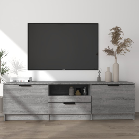 vidaXL TV-taso harmaa Sonoma 140x35x40 cm tekninen puu