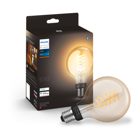 Philips Hue - E27 Filament G93 - White Ambiance