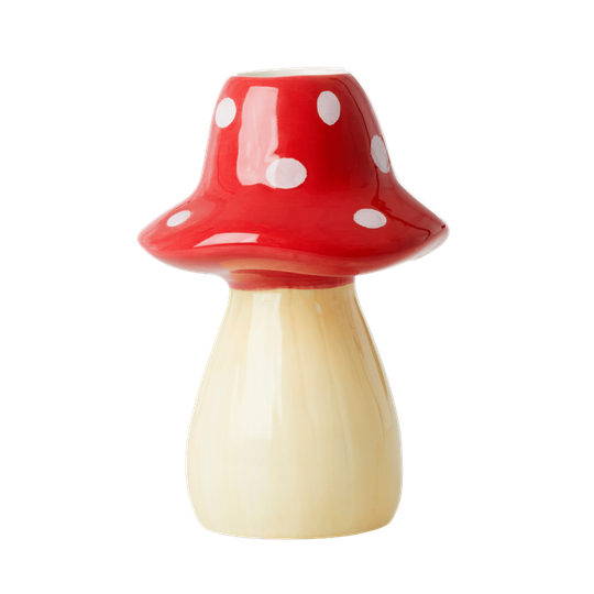 Rice - Ceramic Candle Holder in Mushroom Shape Tall Assorted