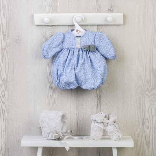 Así - Leo Doll Clothes - Light Blue Floral Set (243184941)