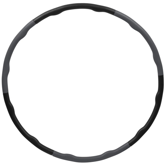 Inshape - Fitness Hulahop RingØ 100 cm - Black/Grey (17555)