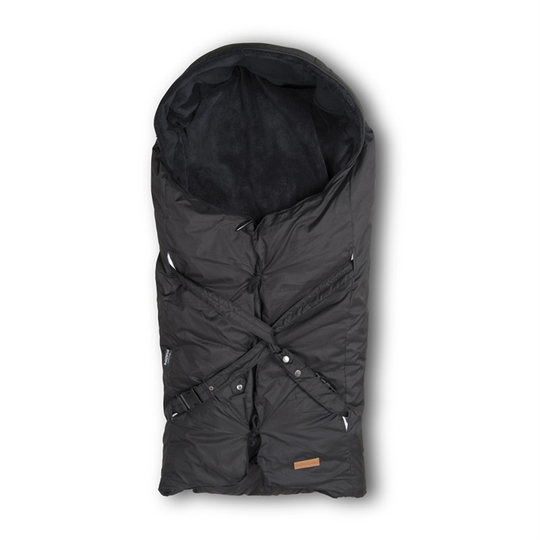 Babytrold - Foot Muff Luxe w. Fleece and Wool - Black