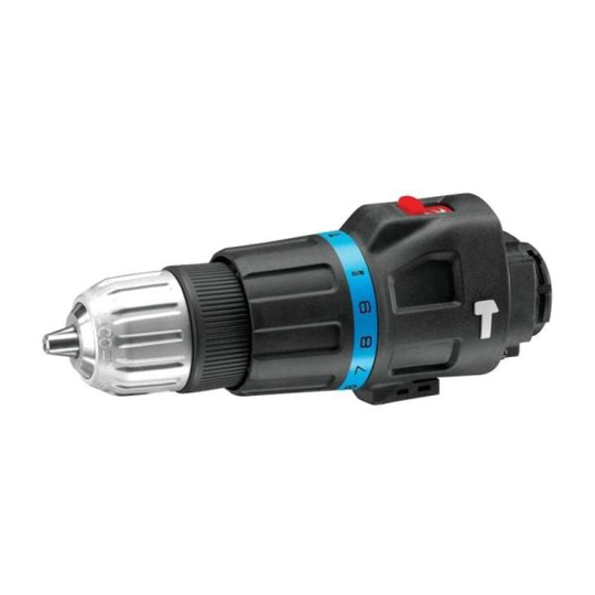 Black & Decker MTHD5-XJ Käyttöpää iskupora, monitoimityökalulle