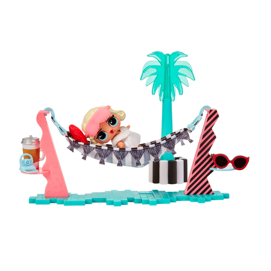 L.O.L. Surprise! - Furniture Playset with Doll S2 - Leading Baby and Vacay Lounge