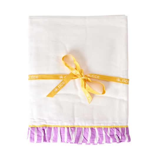 Rice - Table Cloth 140 x 180 cm Lavende Striped