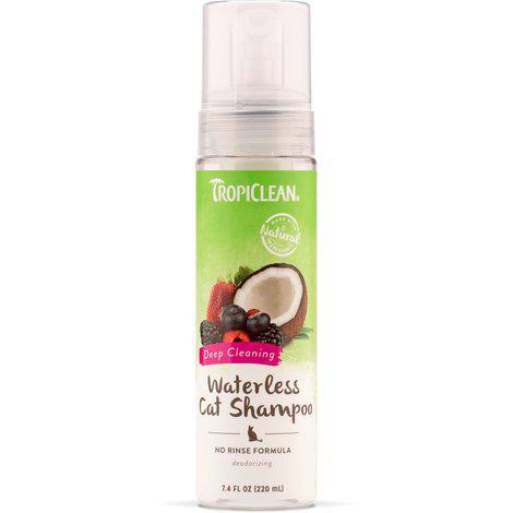 TROPICLEAN - WATERLESS CAT SHAMPOO DEEP CLEANING 220ML - (719.5500)