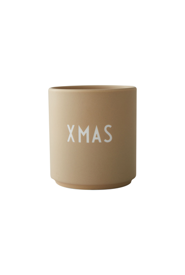Design Letters - Favourite cups - Beige Xmas