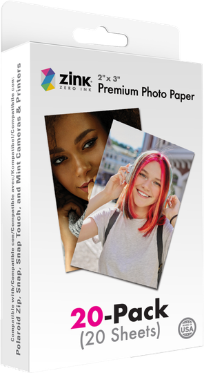 Polaroid - Zink Media 2x3" - 20 Pack