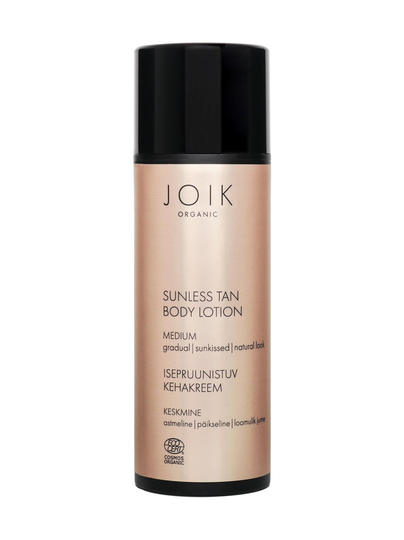 Joik organic sunless tan body lotion medium -itseruskettava voide 150 ml