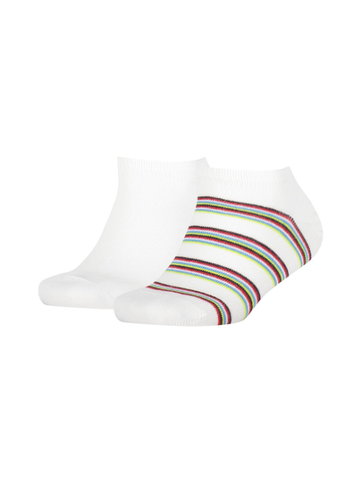 Kids sneaker multicolor stripe -sukat 2-pack