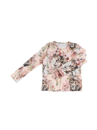 Basic print paita, garden of lions
