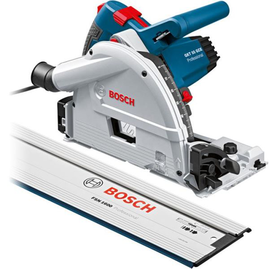 Bosch GKT 55 GCE Upotussaha sis. ohjainkisko, 1400 W