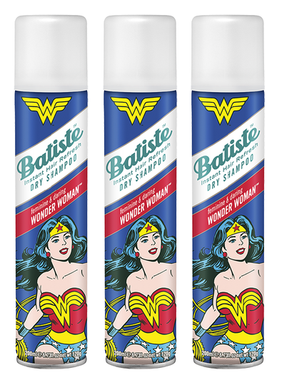 Batiste - 3 x Dry Shampoo Wonder Woman 200 ml