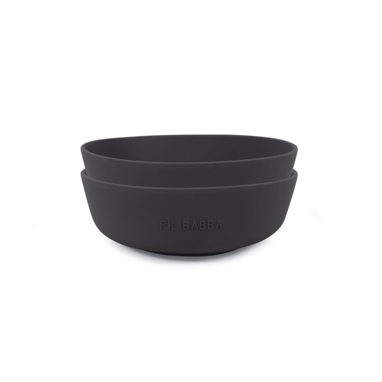 Filibabba - Silicone Bowl 2-Pack - Stone Grey (FI-SI007)