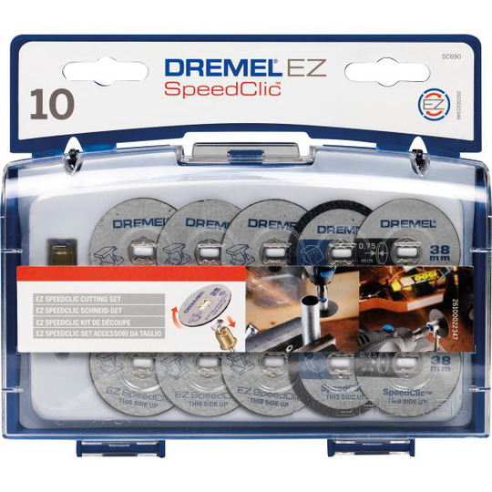 Dremel EZ SpeedClic SC690 Lisälaitesarja leikkaamiseen, 11 osaa