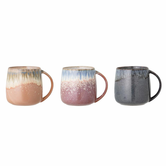 Bloomingville - Set of 3 - Cloe Stoneware Mugs (82049300)