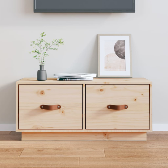 vidaXL TV-taso 80x34x35 cm täysi mänty