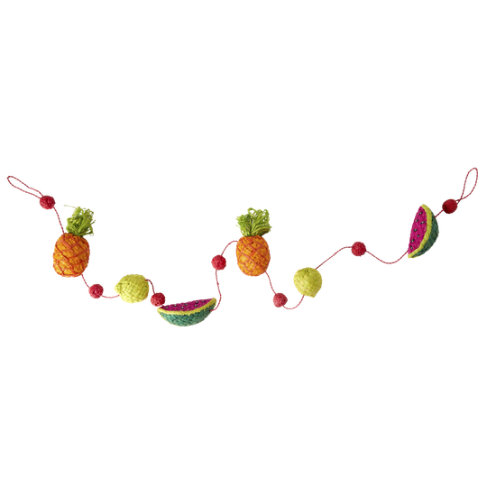 Rice - Raffia Garland Assorted - Fruits