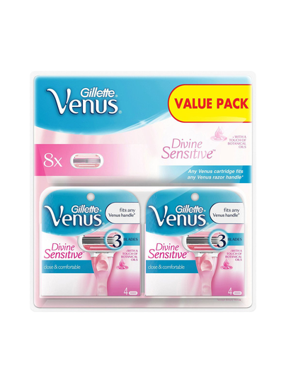 Venus divine sensitive -vaihtoterä 8-pack