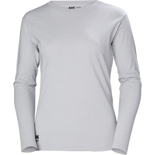 Helly Hansen Workwear Manchester 79159_910 Pitkähihainen paita vaaleanharmaa 2XL